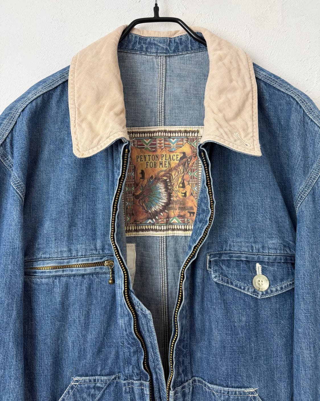 90s PPFM 데님 워크 자켓 상품이미지5