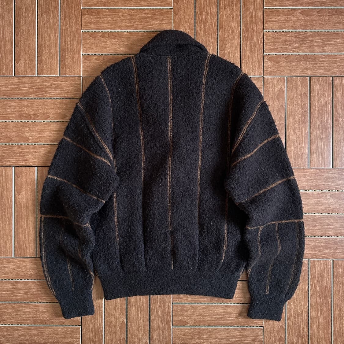 80‘s Issey miyake wool double cardigan 상품이미지2