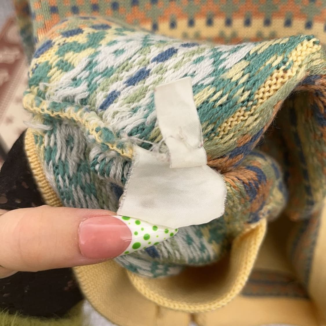 언더우드 코지룩 대장 모리걸 에스닉 후드 니트 가디건 100 C08980 상품이미지6