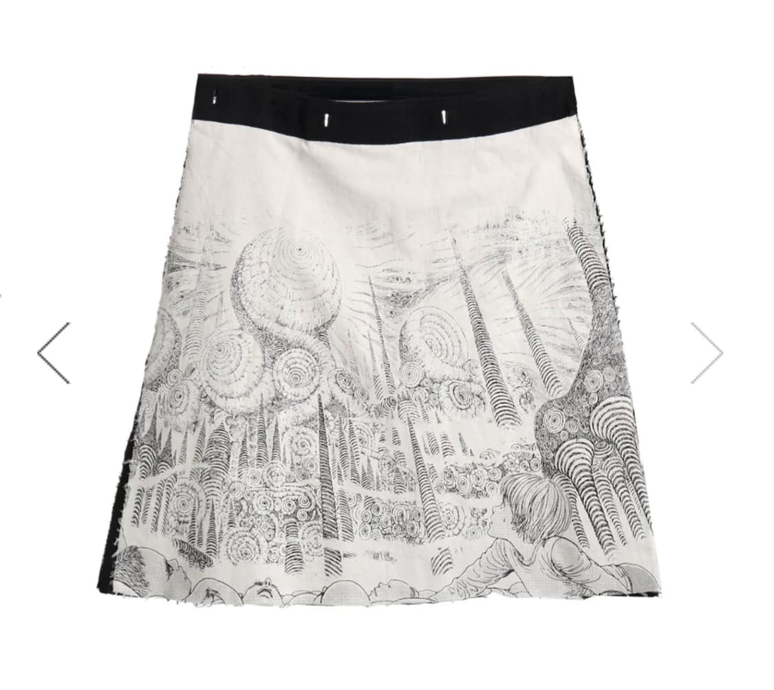 요지야마모토 이토준지 우즈마키 랩스커트 팬츠 상품이미지3