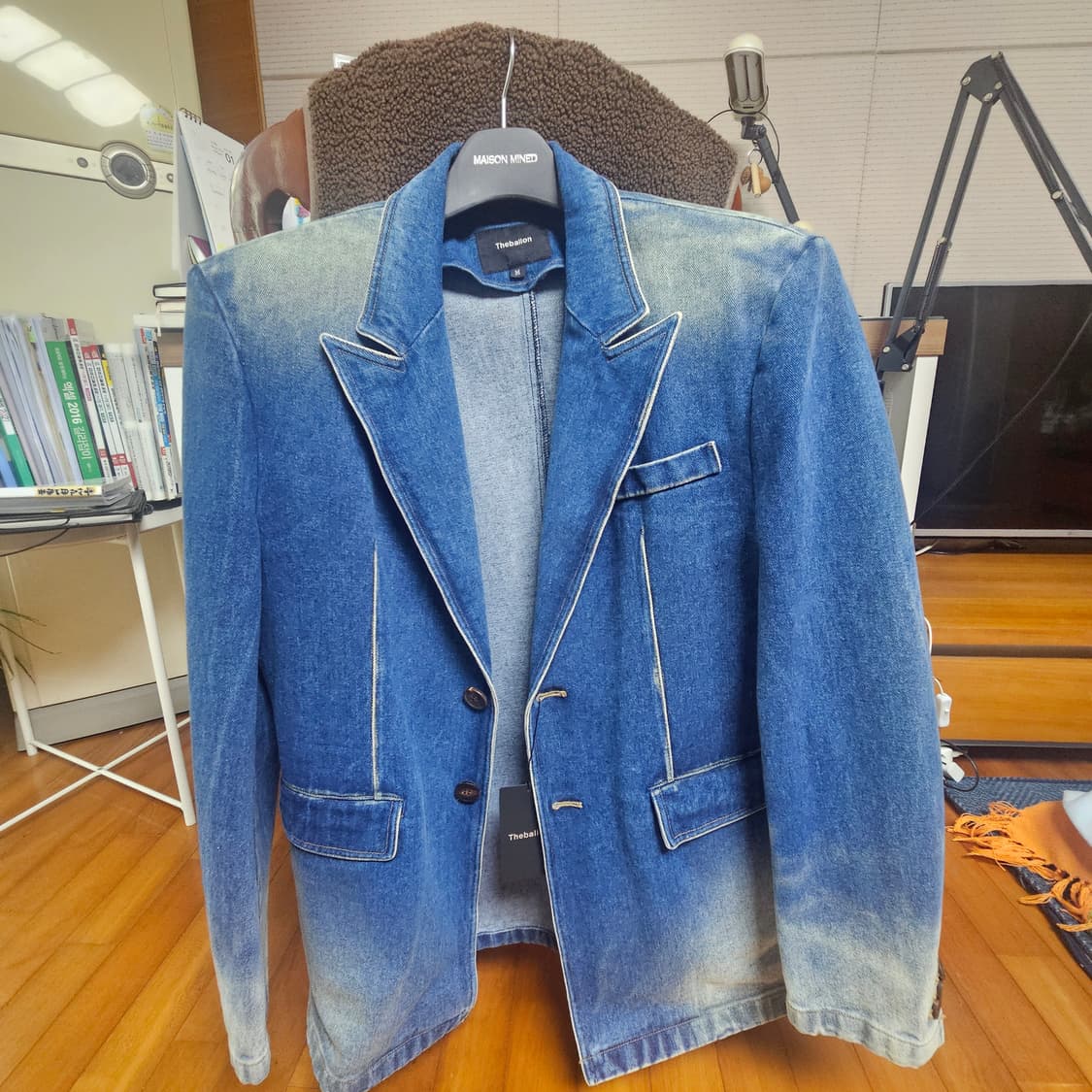 렉토 스타일 더발론 데님 블레이저 M사이즈 새상품입니다 상품이미지2