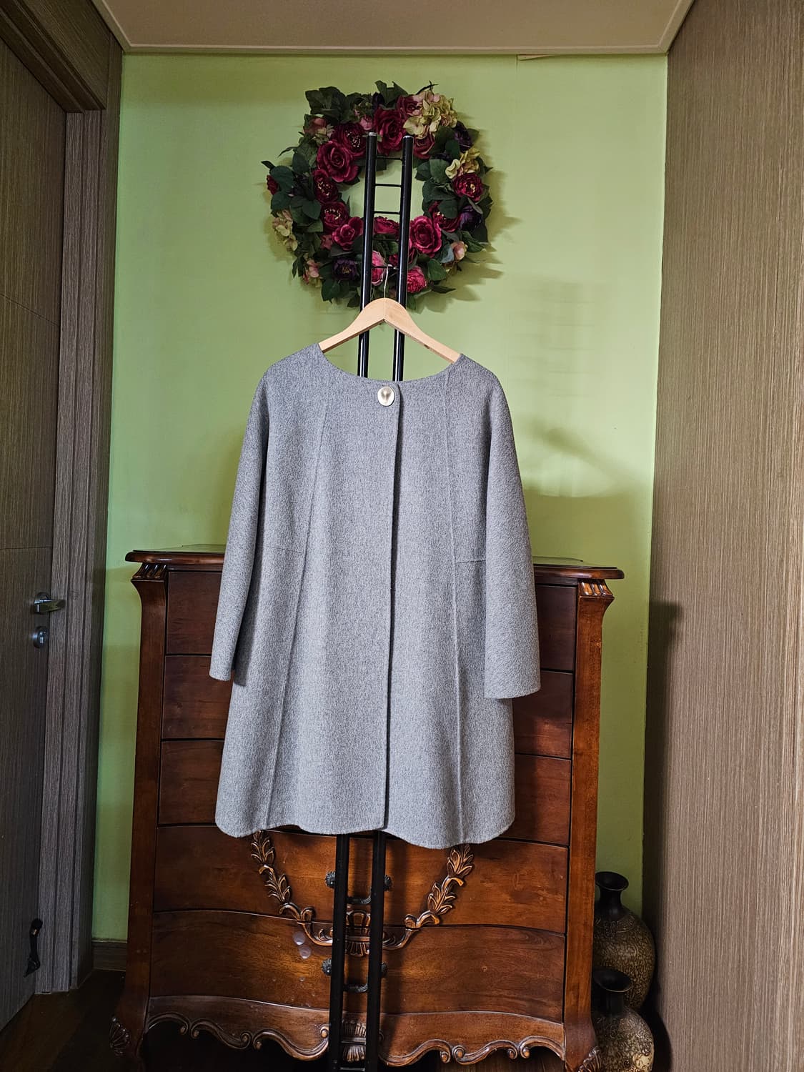 SJSJ 양모캐시미어 핸드메이드 코트  상품이미지1