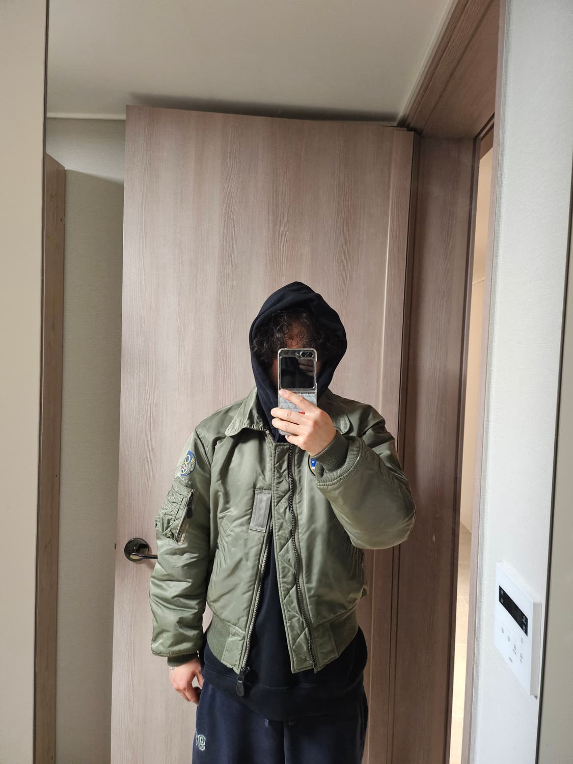 미 공군 플라이트 ma-1 자켓 상품이미지5