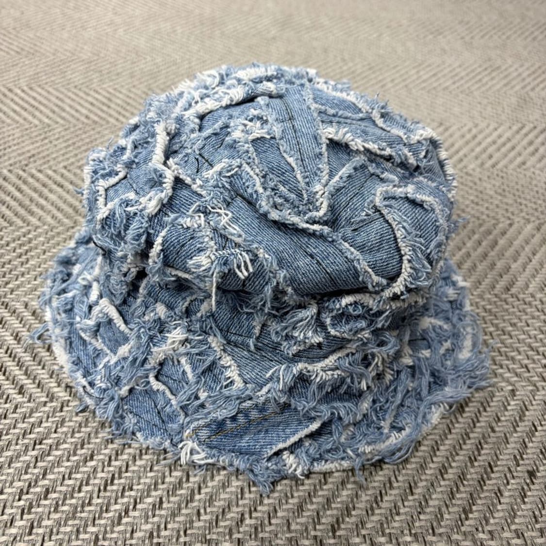 빈티지 패치워크 데님 버킷햇(연청) v1462 상품이미지2