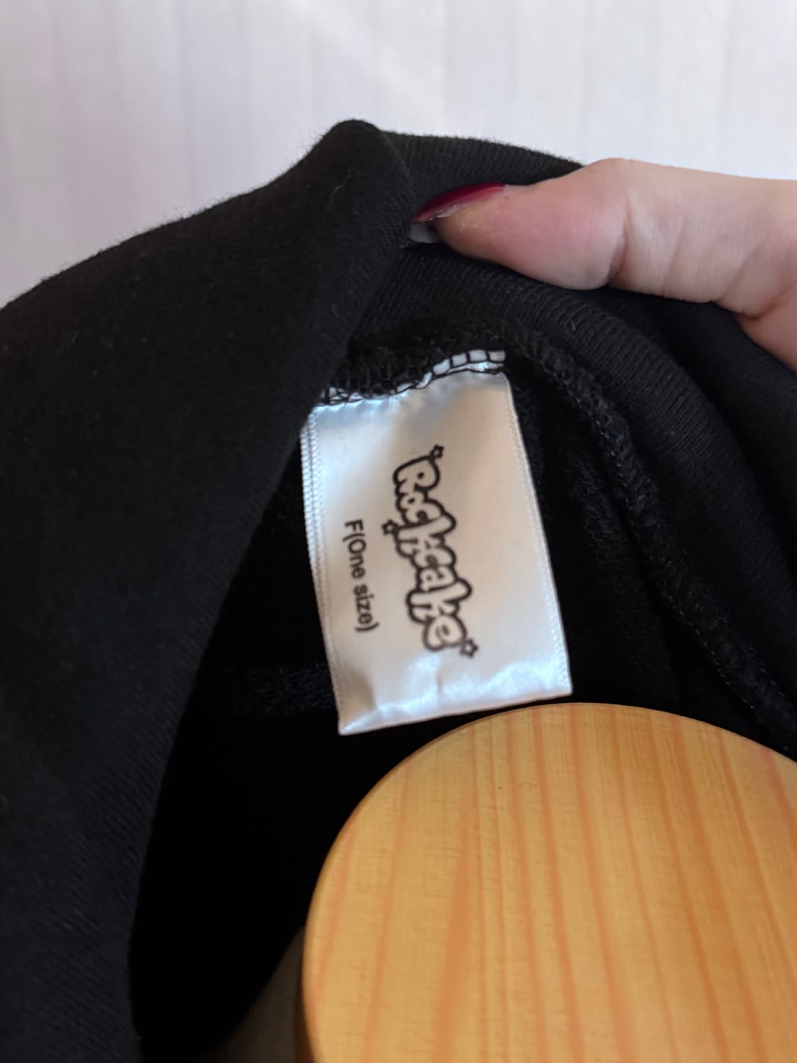 락케이크 스팽글 크롭 후드티 상품이미지4