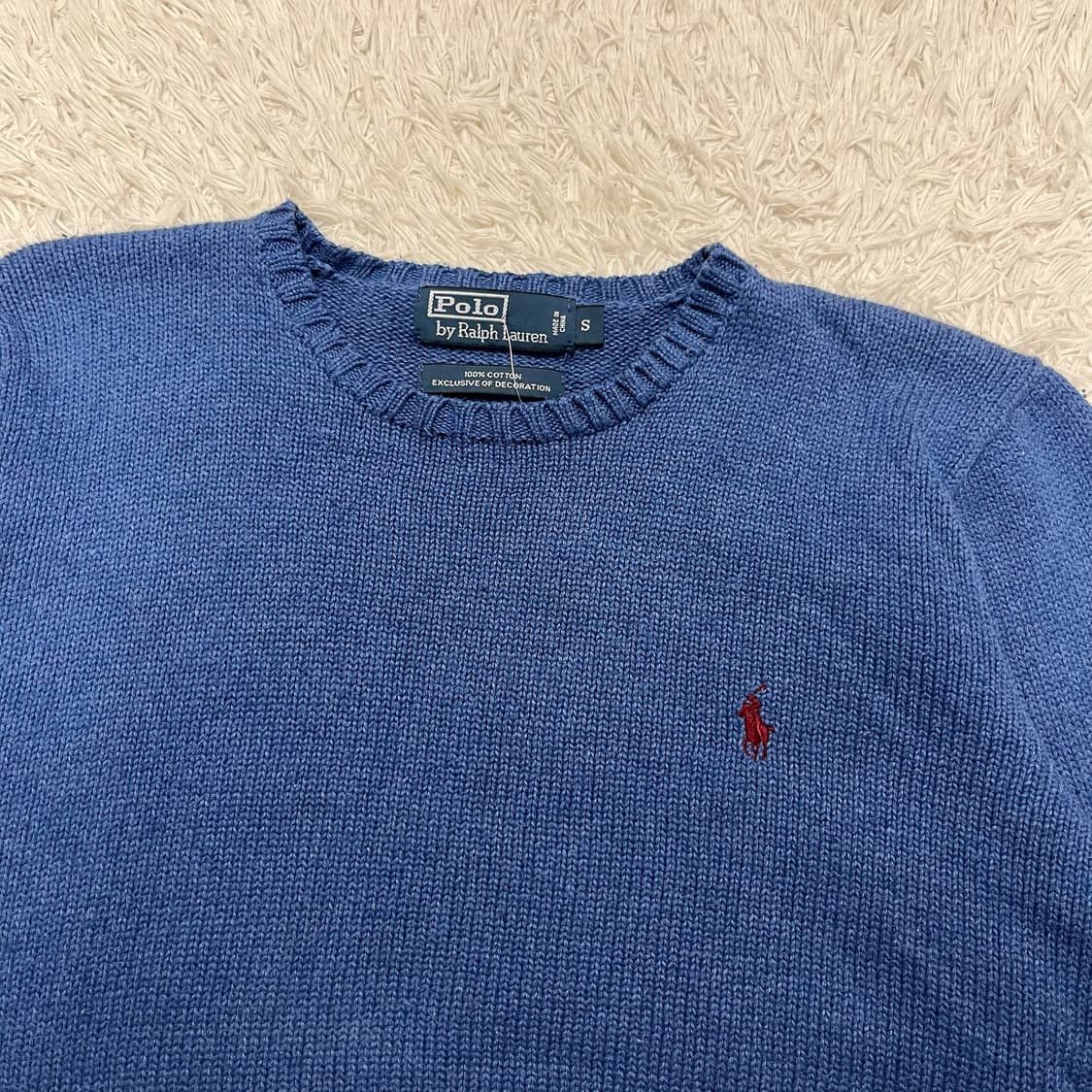 Polo Ralph Lauren blue knit 상품이미지5