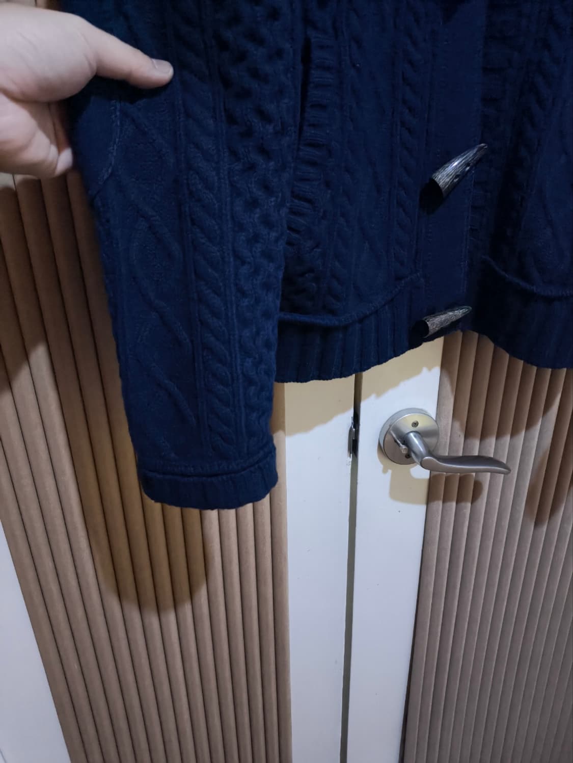 L사이즈 폴로랄프로렌 토글버튼 케이블 니트 가디건 상품이미지3