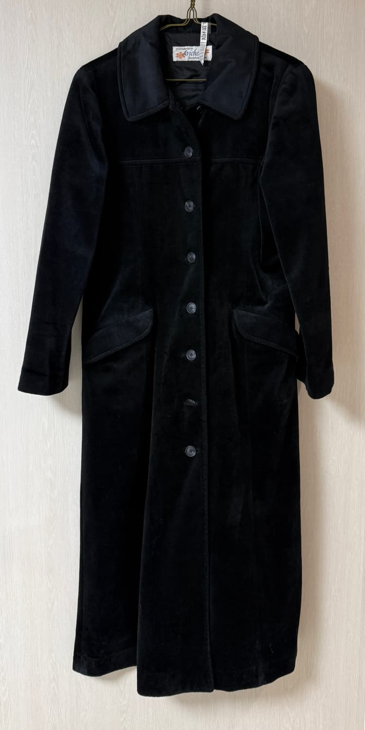 벨벳 빈티지 롱코트 상품이미지3