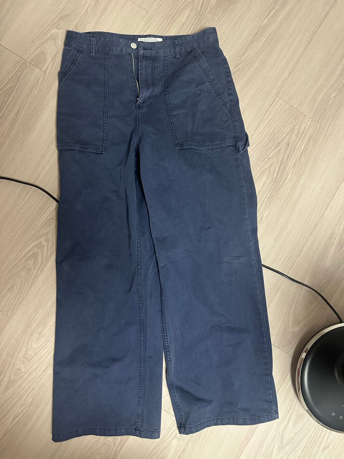다이브인 워싱 퍼티그 카펜터 팬츠 네이비 2 상품이미지2