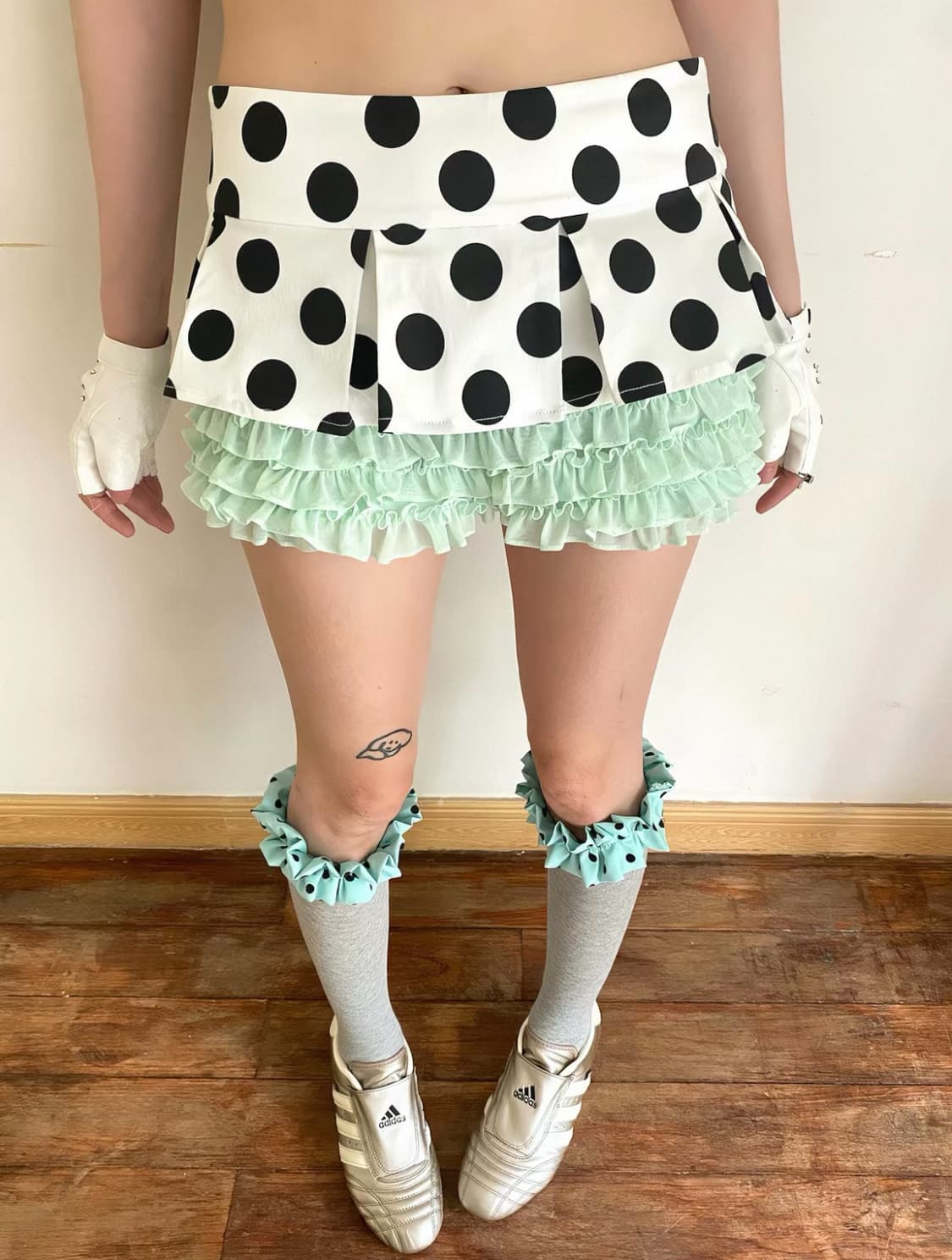 nit alcove skirt (아일릿 이로하 착용) 샵페어리 코이세이오 상품이미지2