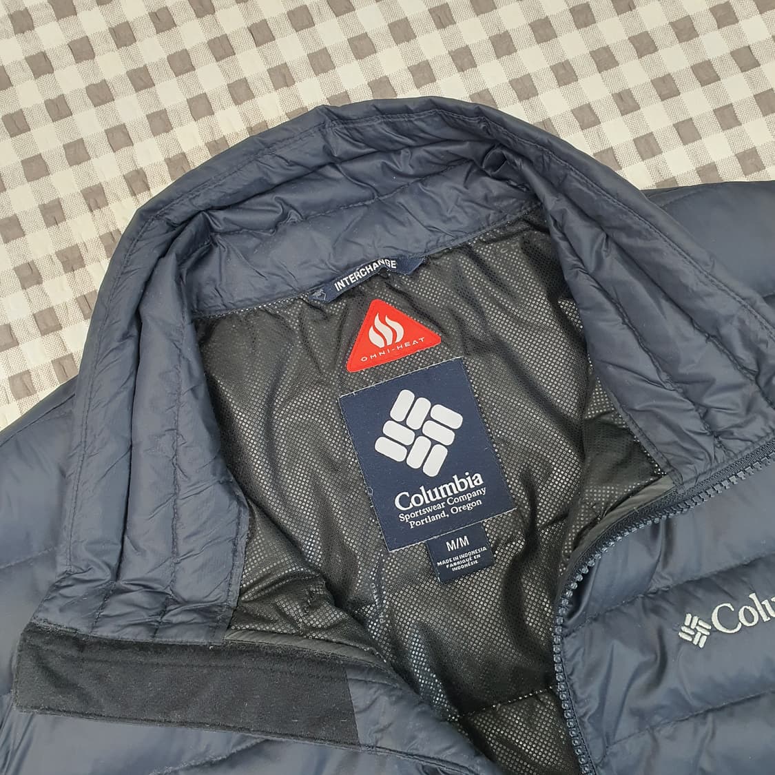 컬럼비아 오리털 경량패딩 남자95~100 상품이미지2