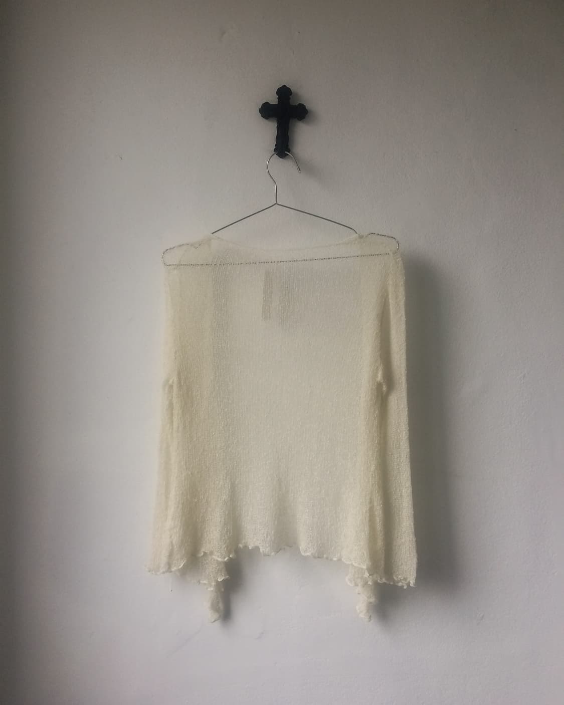 Loose fit drape open cardigan 상품이미지2