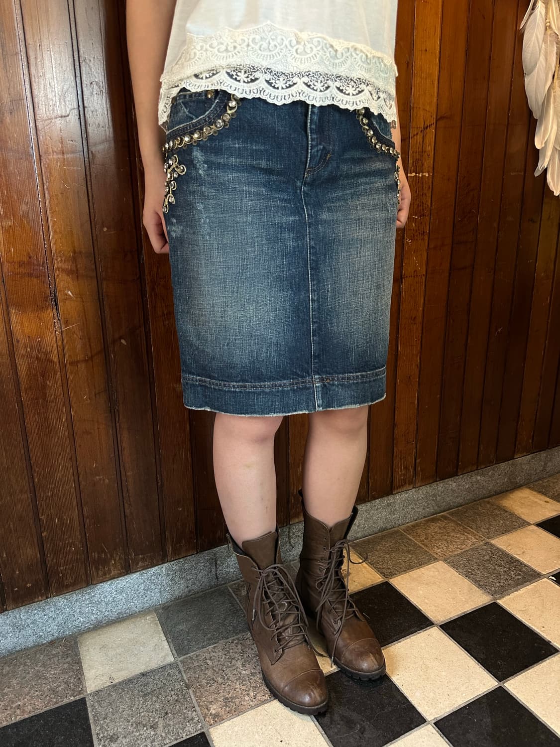 epoca denim skirt 상품이미지1