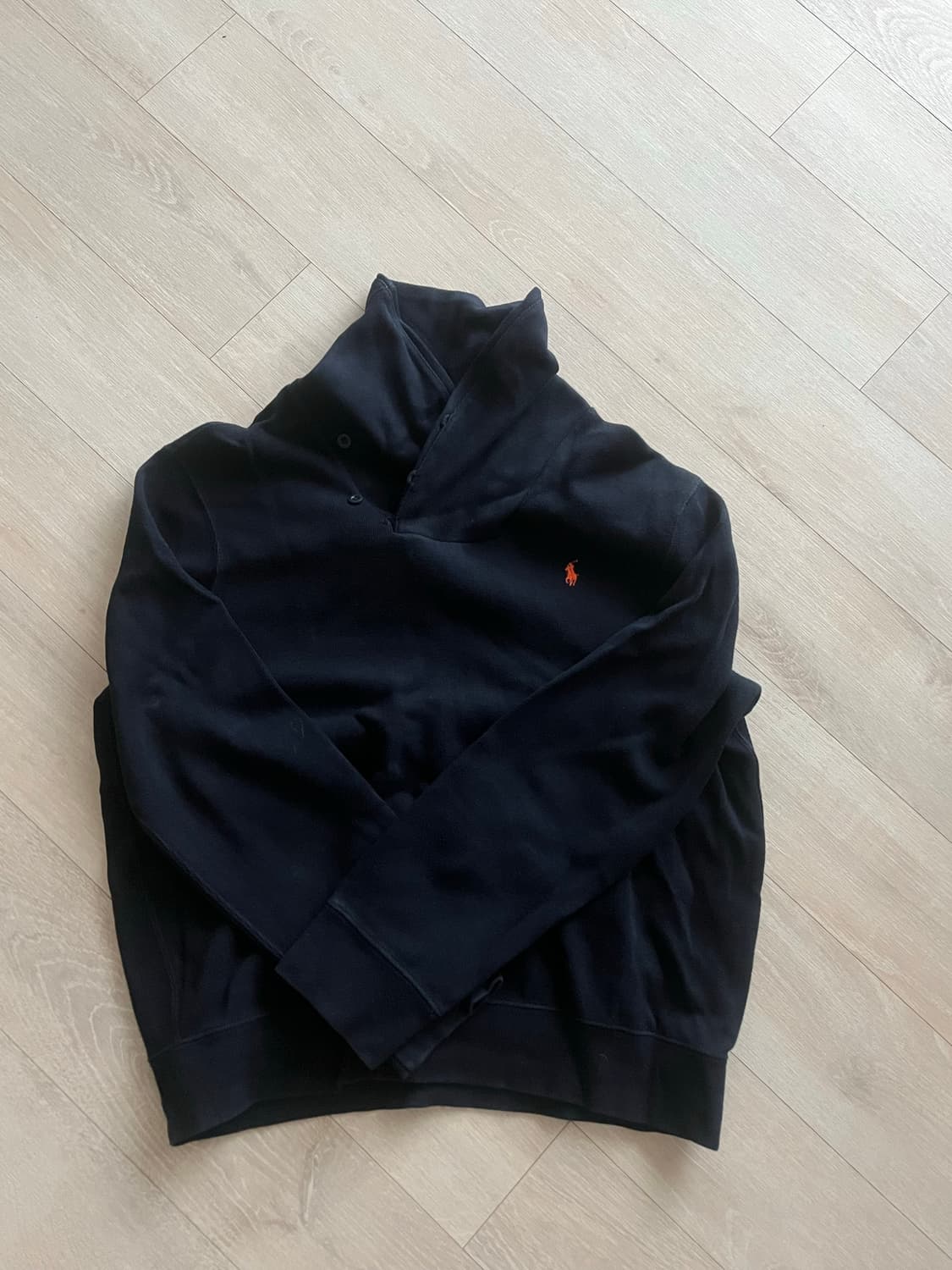 폴로 맨투맨 네이비 상품이미지1