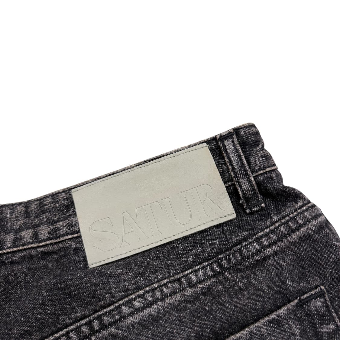 세터 비날레스 워시드 흑청 데님팬츠 바지 L 상품이미지4