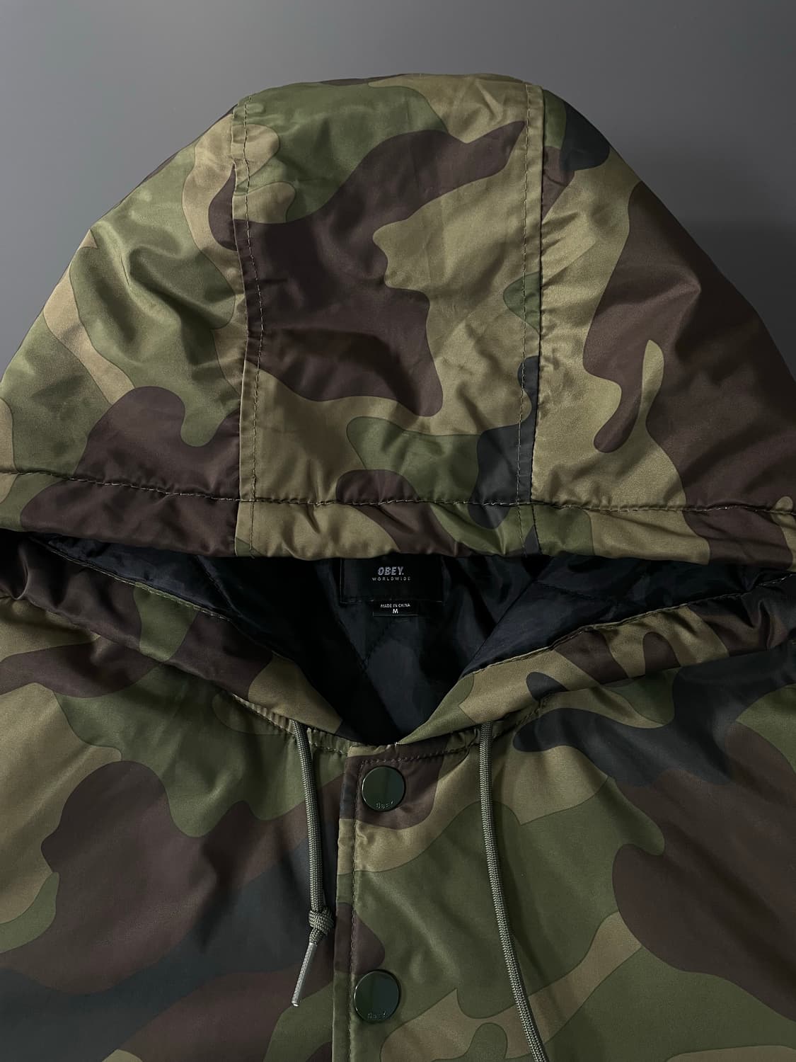 [M] OBEY 오베이 카모플라쥬 후드 자켓 상품이미지3