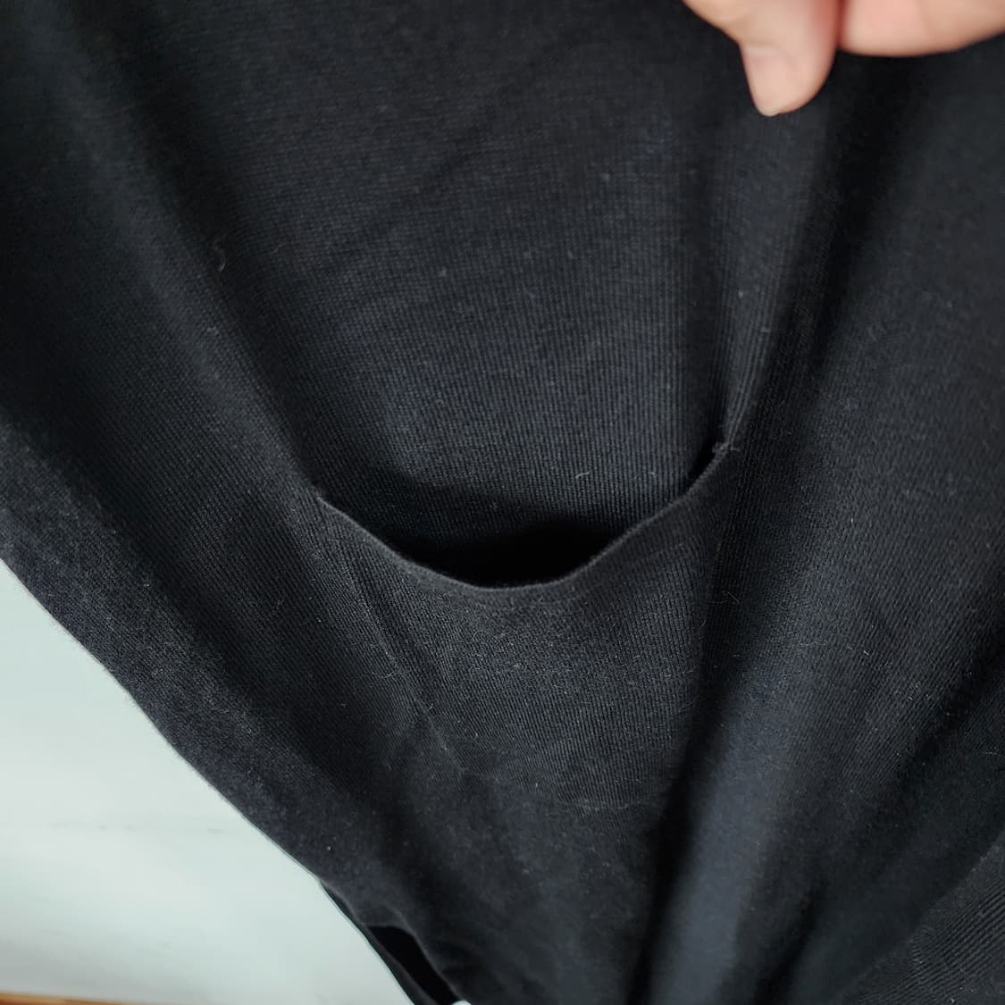 띠어리 블랙 롱 조끼 가디건 상품이미지3