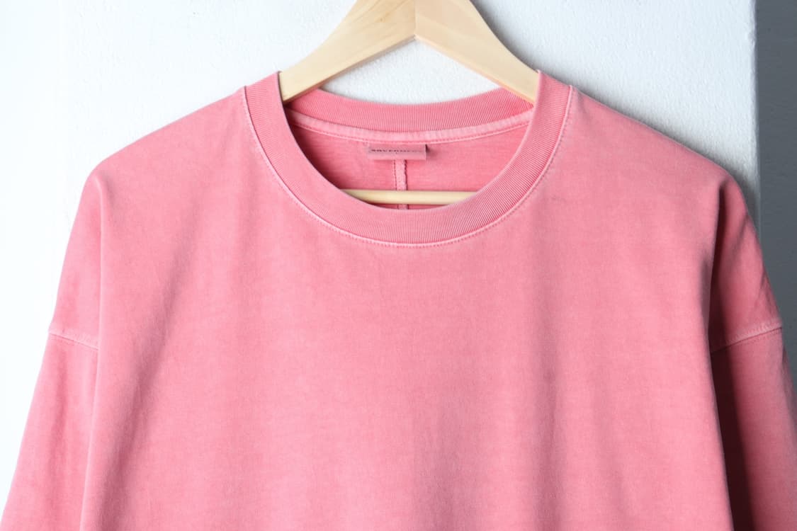 (L-2XL) 소버먼트 반팔 티셔츠 피그먼트 오버핏 핑크-H33598 상품이미지3