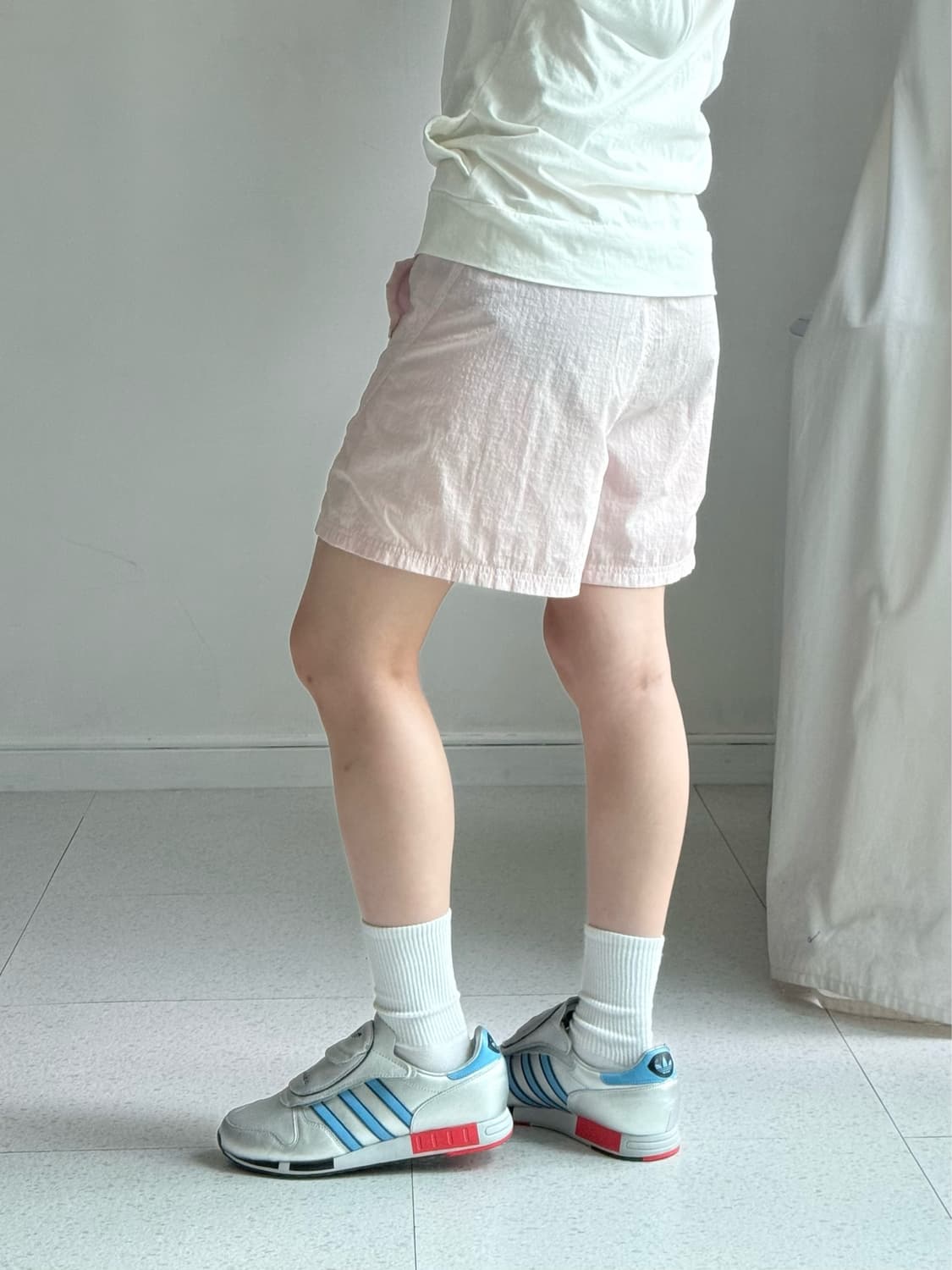 나이키 연핑크 숏팬츠 상품이미지3
