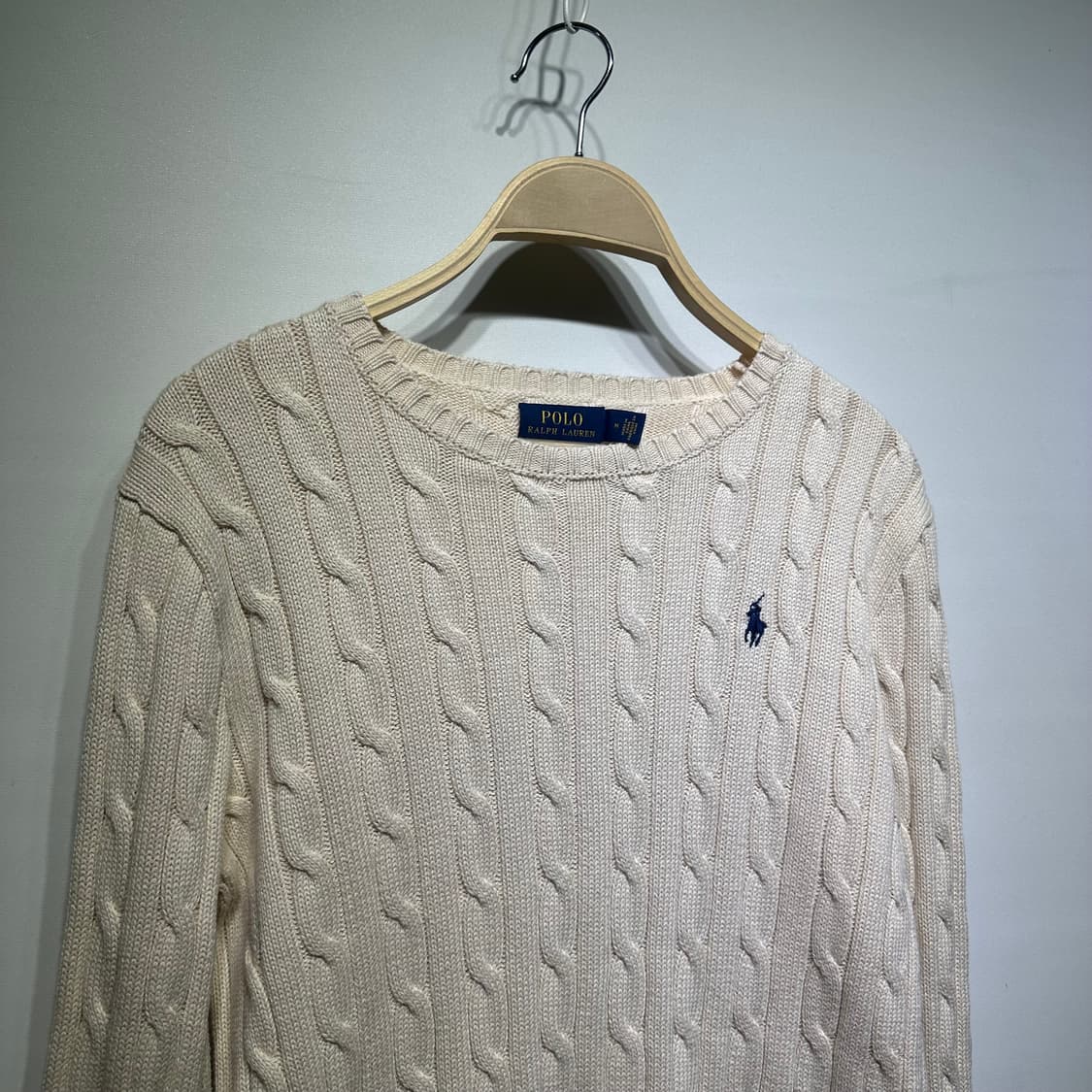폴로 랄프로렌 케이블 니트 판매합니다 상품이미지3