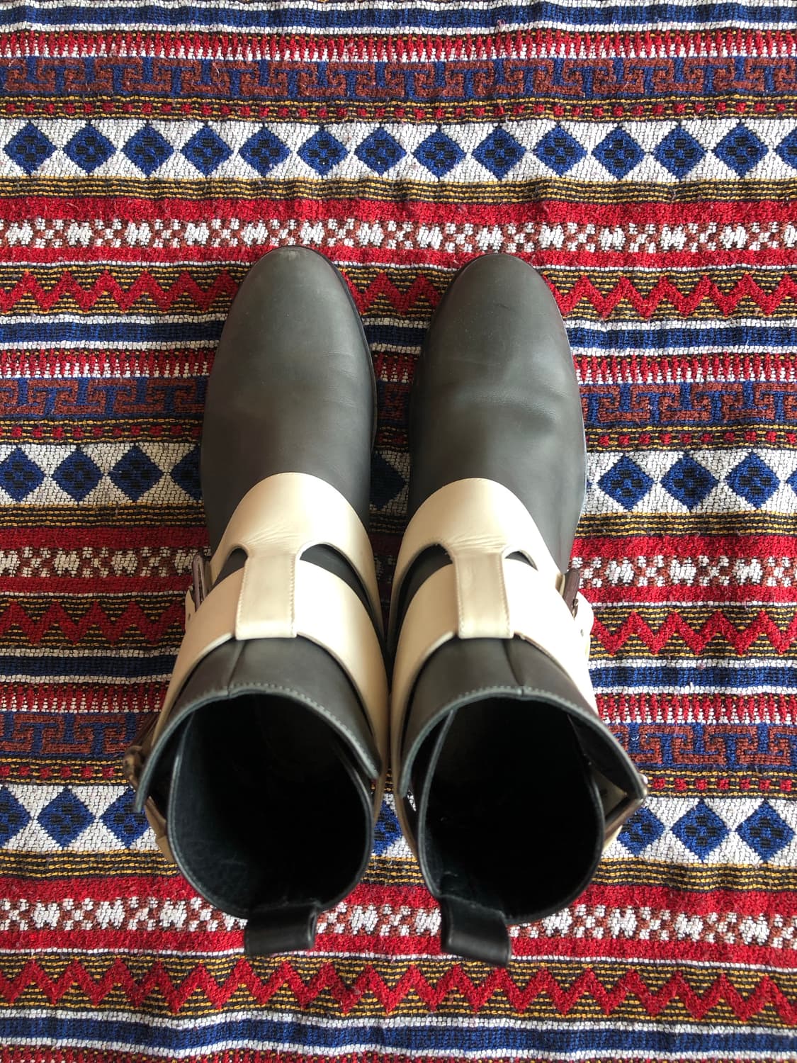 피에르하디 레더 버클 앵클 부츠 240 상품이미지5