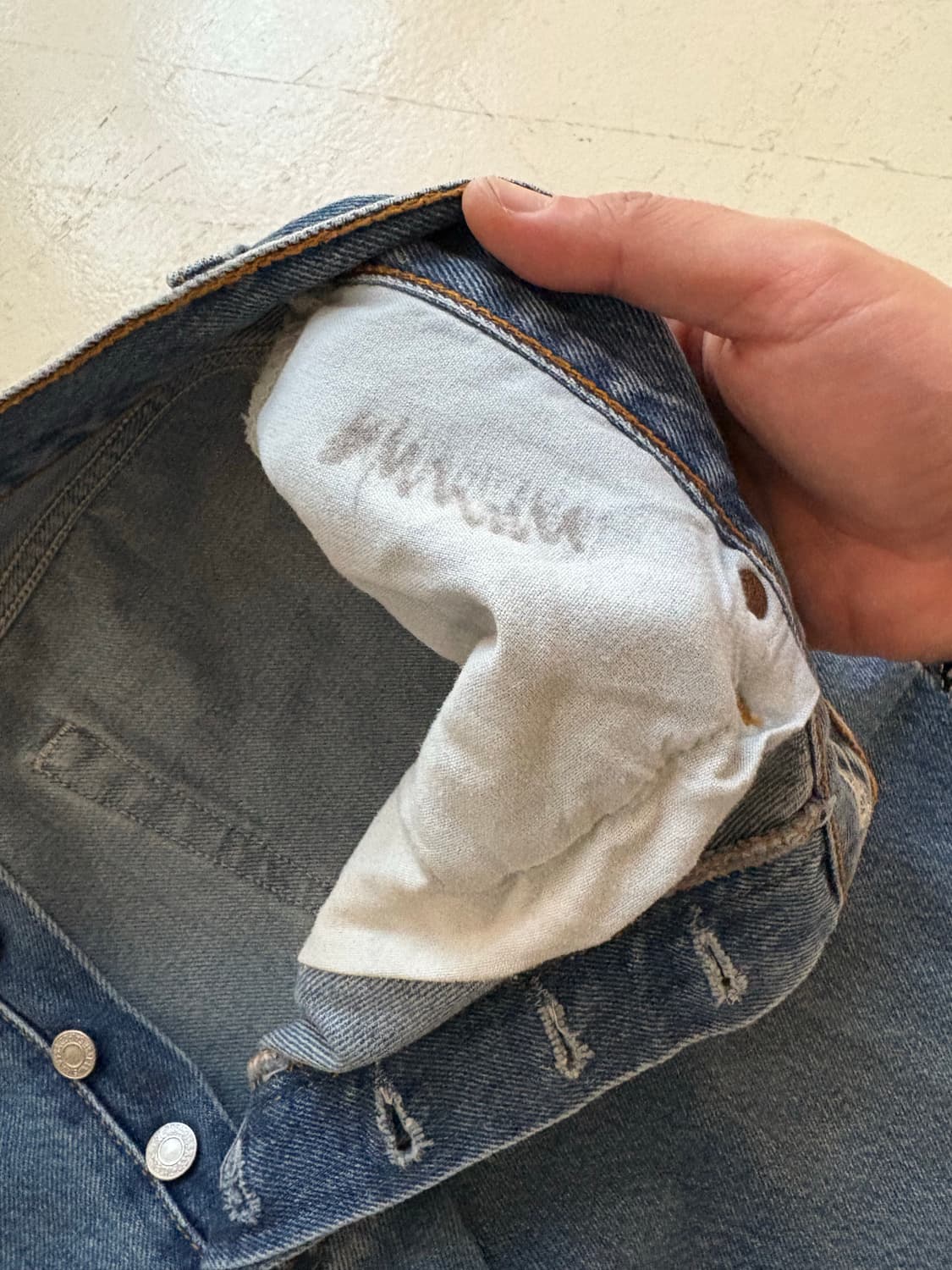 90‘s vtg Levis 501 USA Denim pant. 상품이미지5