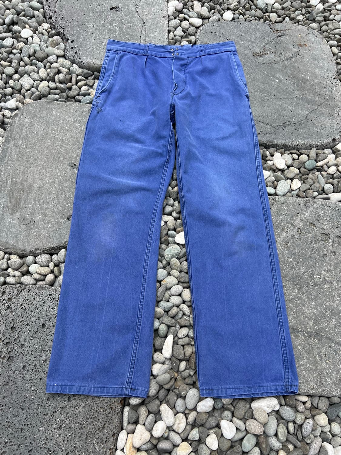 (32인치)OLD VINTAGE WASHING BLUE 프렌치워크팬츠 상품이미지1