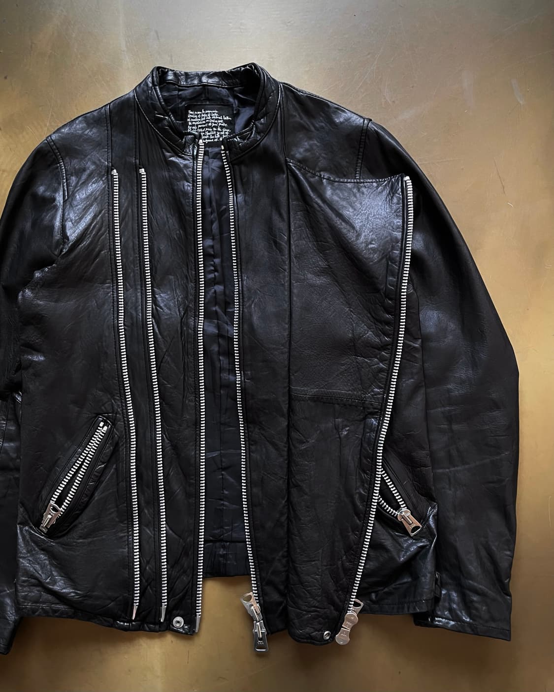 Nano•Universe Multi Zip Leather Jacket 상품이미지6