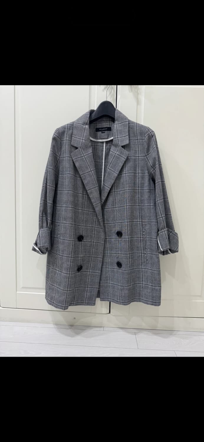 나이스클랍 체크 자켓 상품이미지1