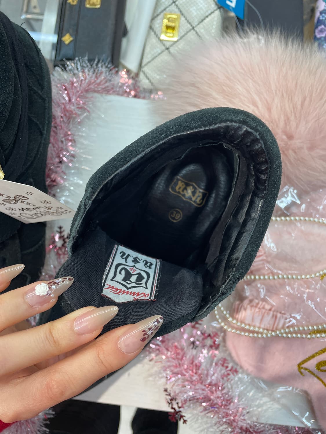 ASH 아쉬 블랙 보위 웨지힐 스니커즈 상품이미지4