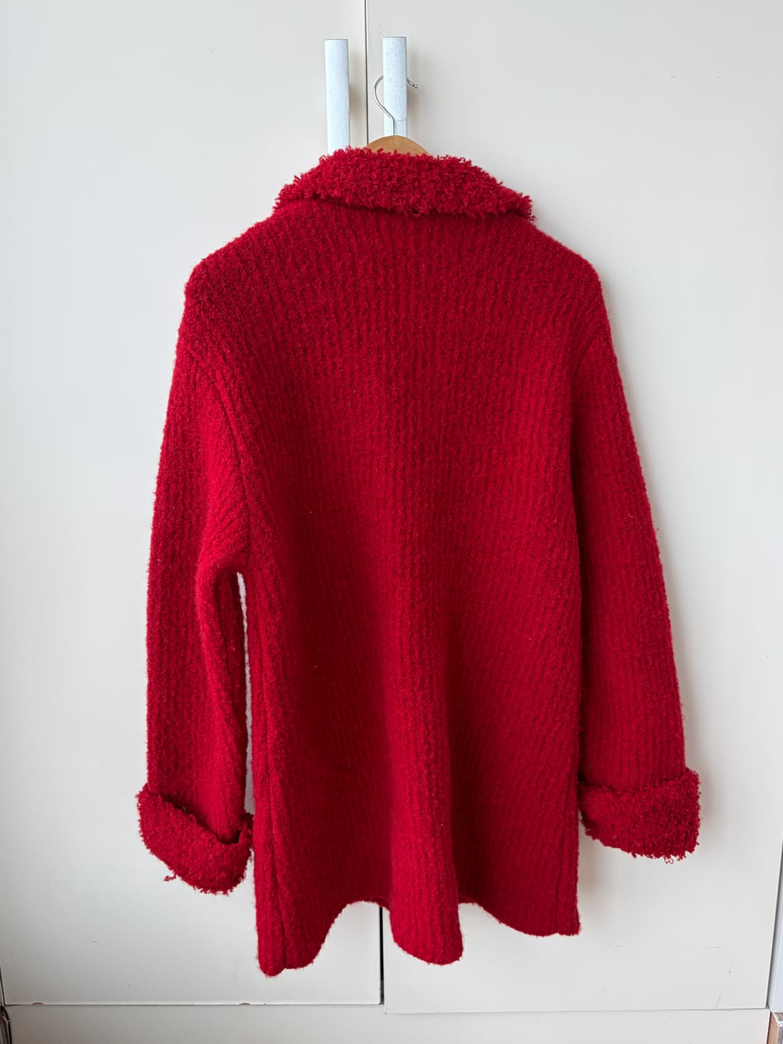 LAUTREAMONT 레드 부클레 미들가디건 상품이미지4