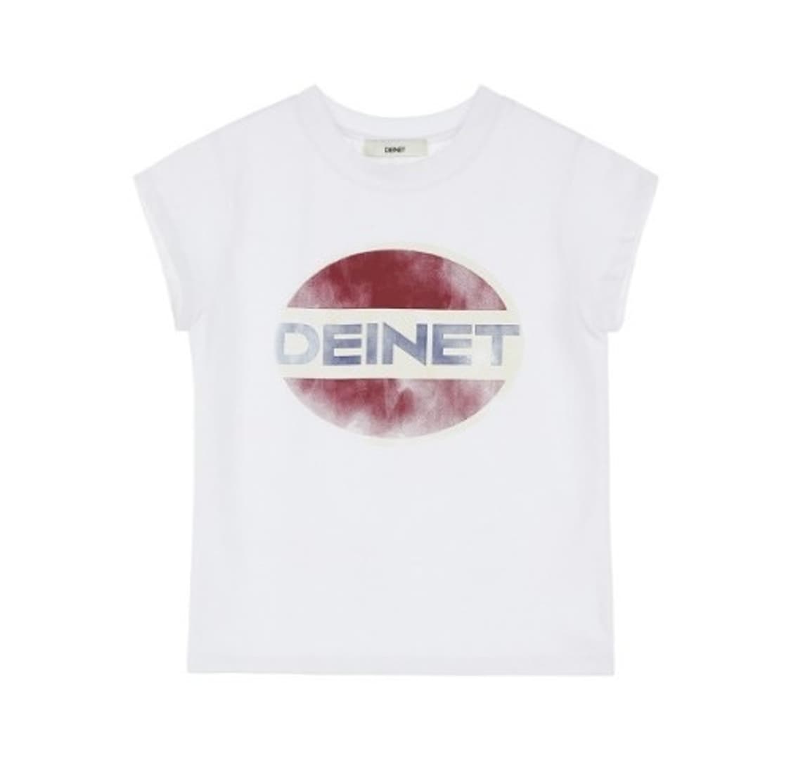 다이닛 빈티지 그래픽 크롭 티셔츠 화이트 상품이미지2