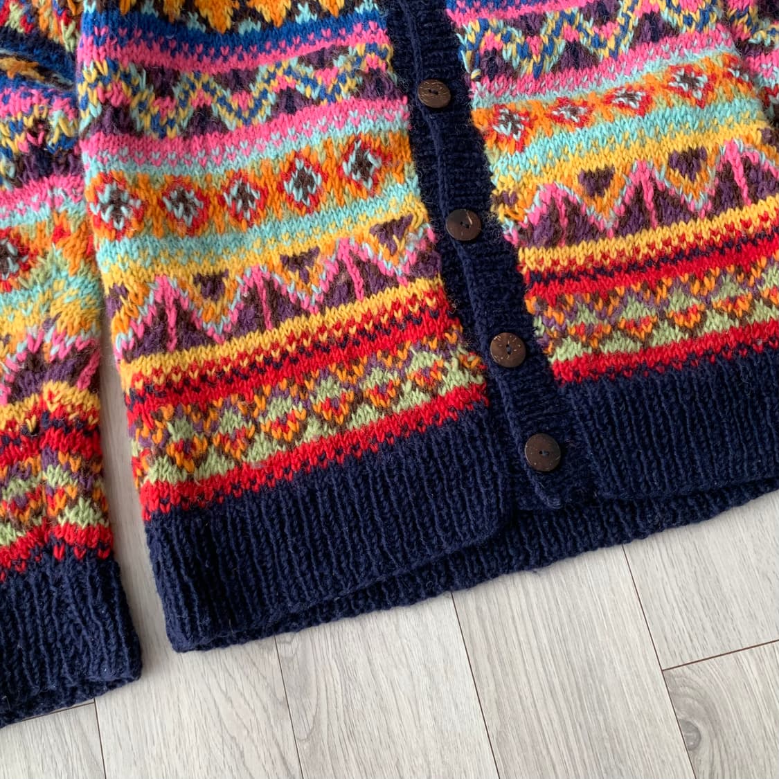 빔즈보이 페어아일 핸드메이드 가디건 상품이미지2