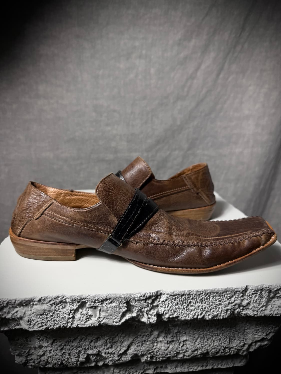 Whoop De Doo Double Strap Leather Shoes 상품이미지5