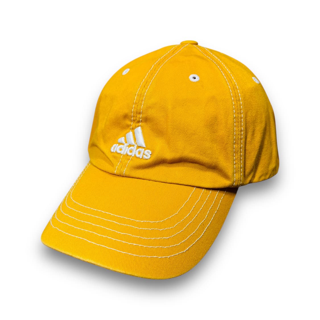 아디다스 삼선 로고 베이스볼 코튼 옐로우 볼캡 상품이미지2