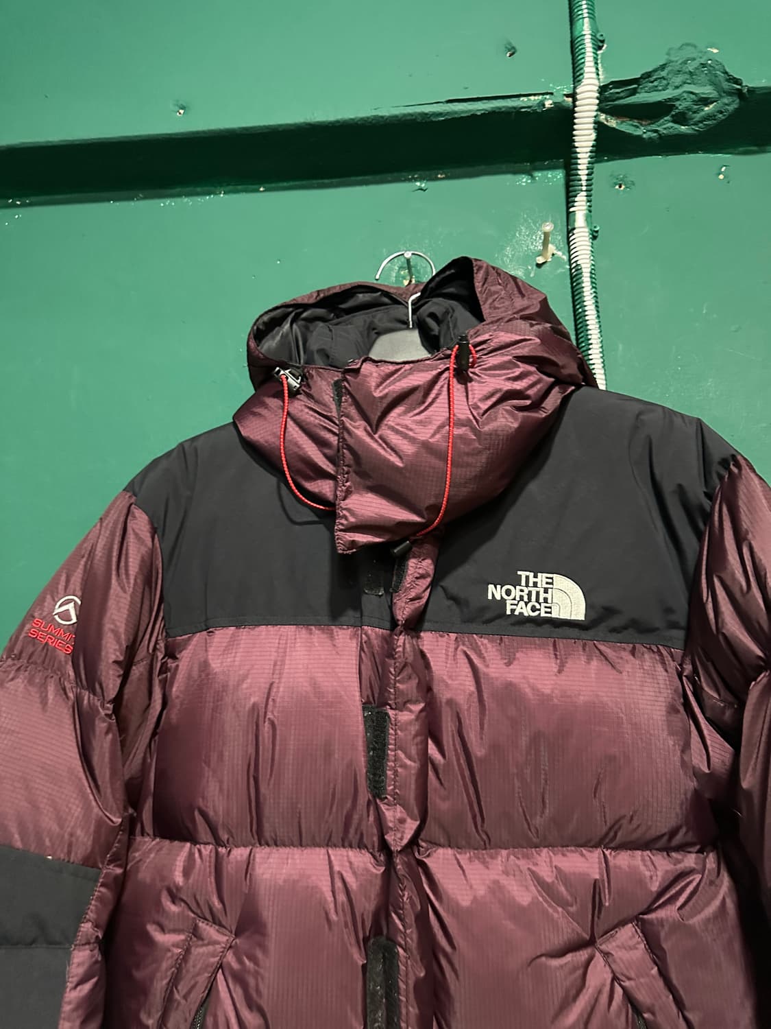 노스페이스700 드롭패딩 버건디95 상품이미지3