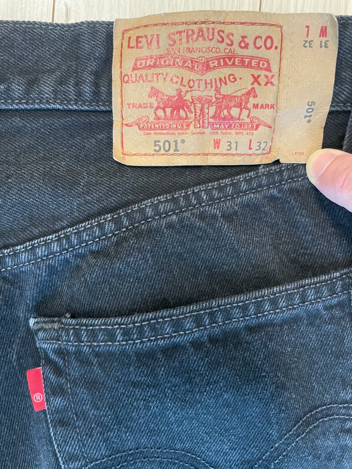 00s 빈티지 리바이스 501 31x32 (실측 30x28) 상품이미지3