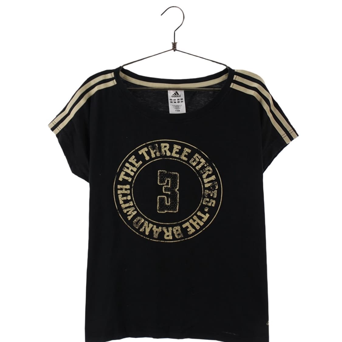 아디다스 빈티지 골드 포인트 반팔 상품이미지1