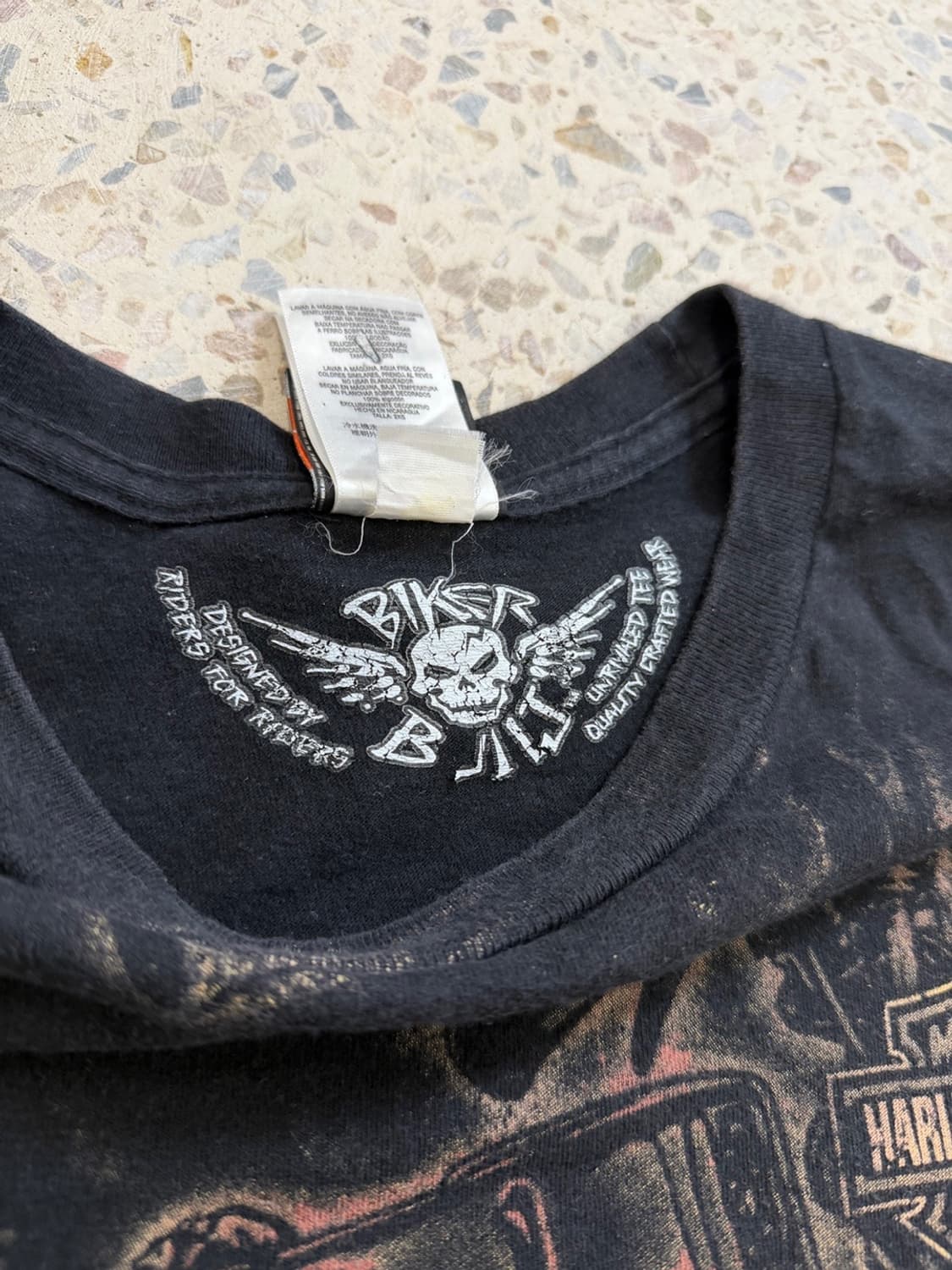 할리데이비슨 바이커 프린팅 반팔 상품이미지4