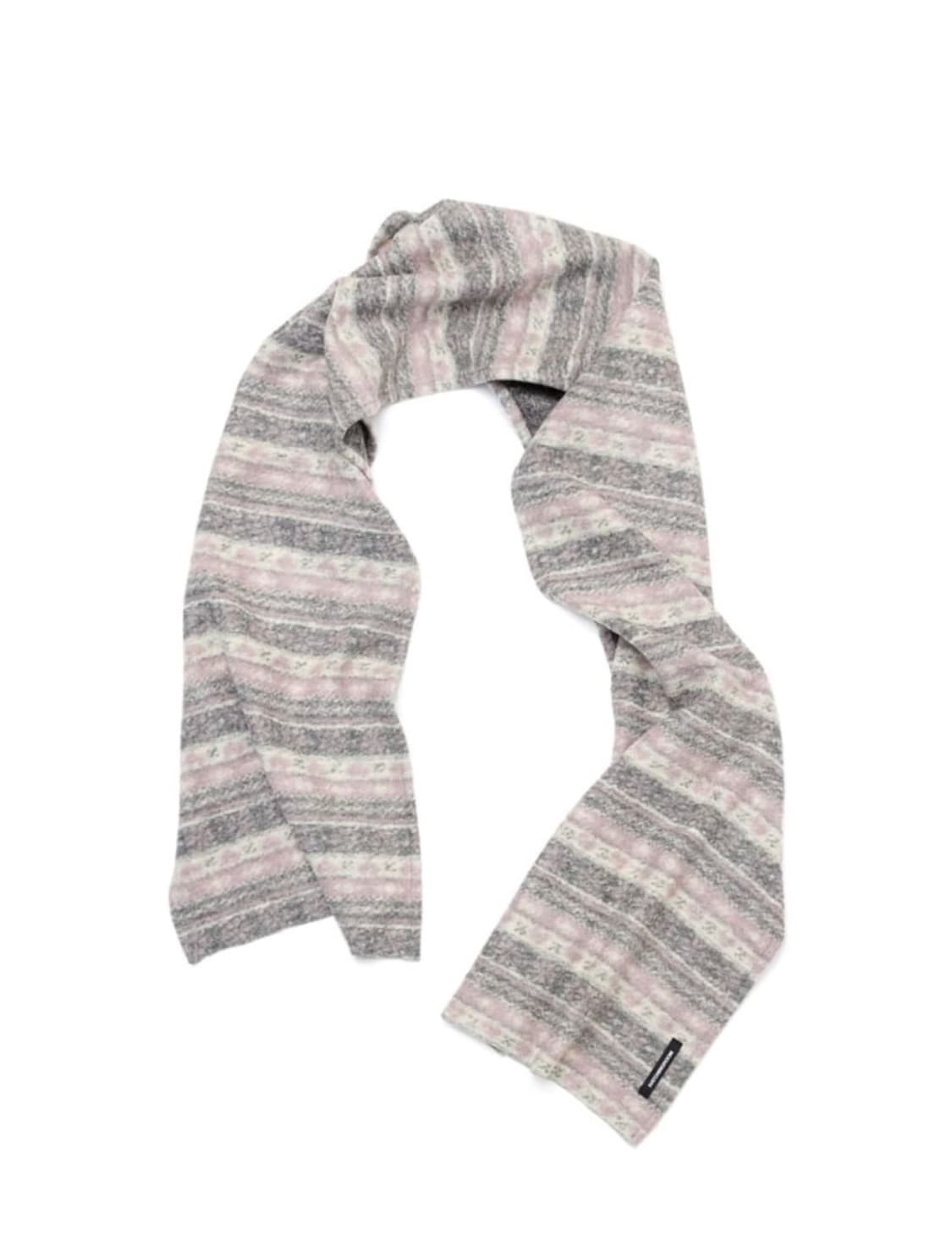 해칭룸 하트 울 머플러 그레이 상품이미지1