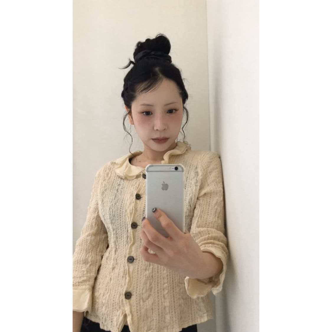 ruffle collar blouse 상품이미지1