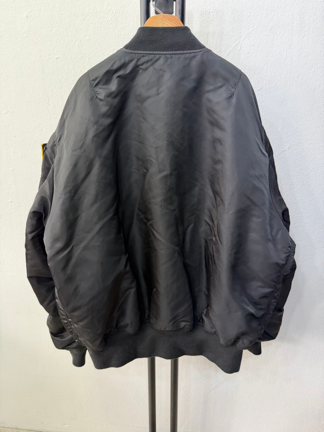 정품) 알파인더스트리 MA-1 블랙 패치 봄버 자켓 XXL 상품이미지6