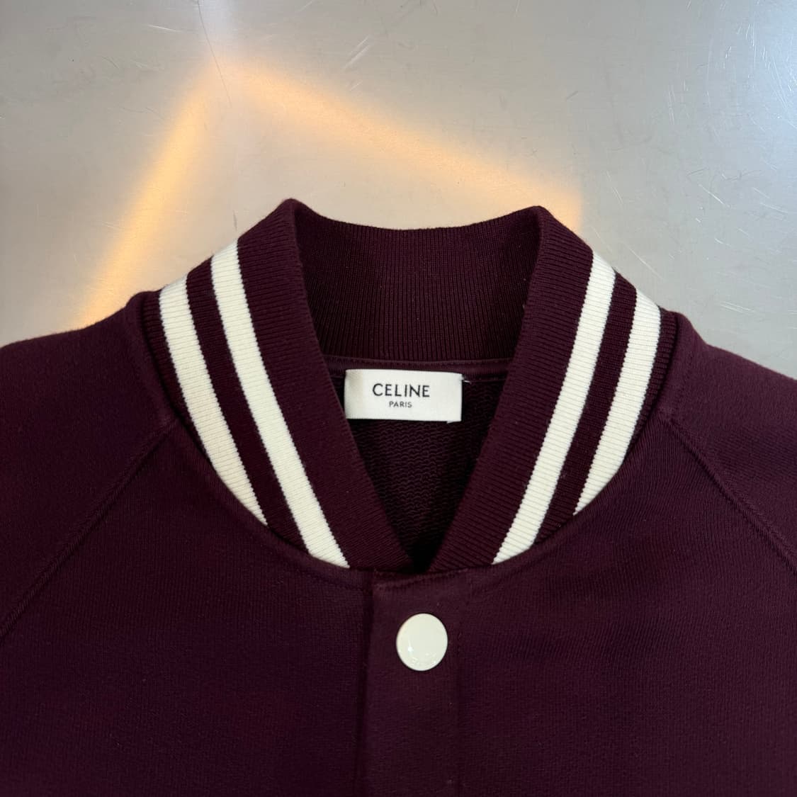 [리오브] 셀린느 테디 백로고 컬리지 바시티 자켓 상품이미지4