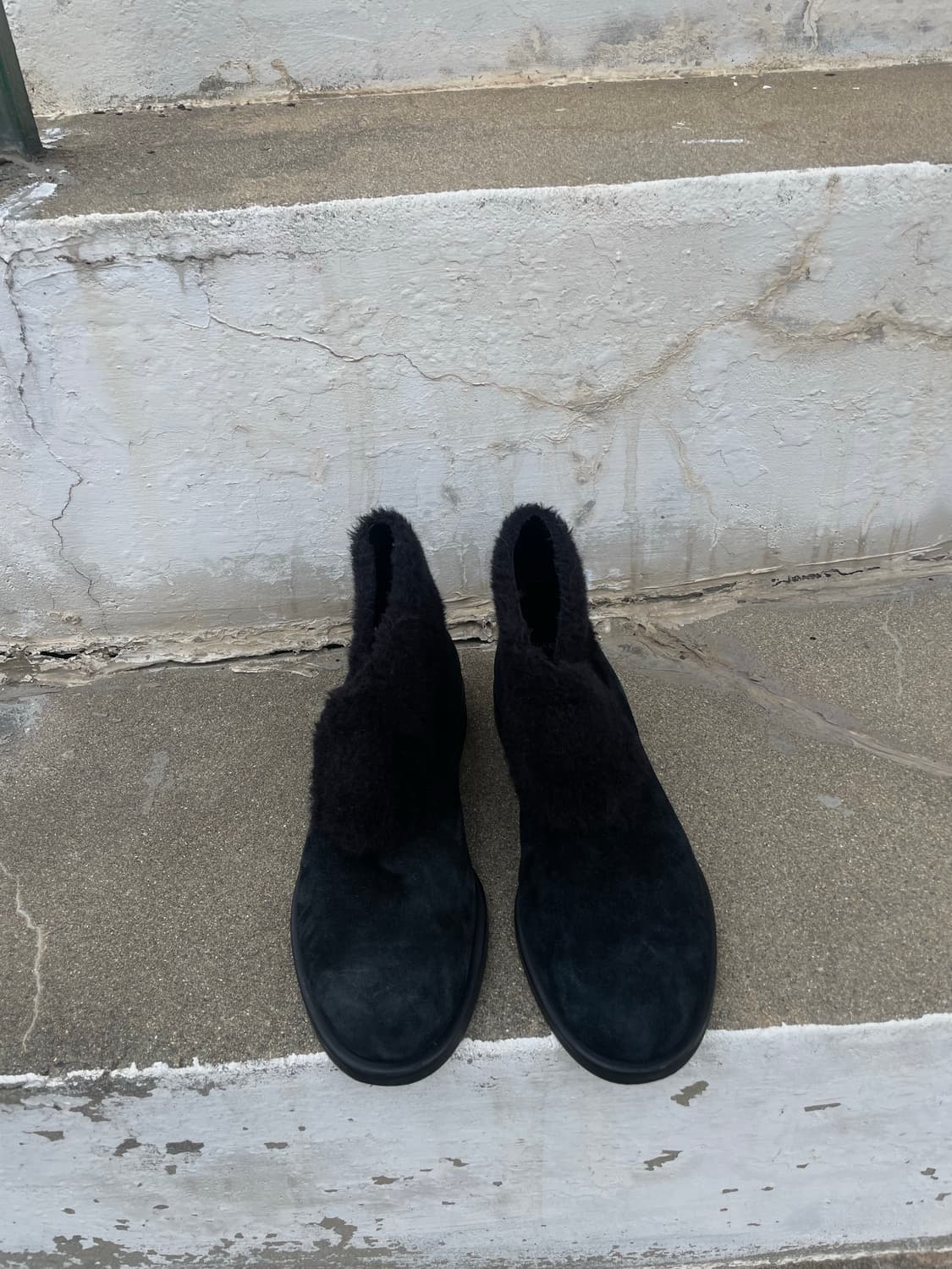 Yohji yamamoto 스웨이드 퍼 shoes 상품이미지3