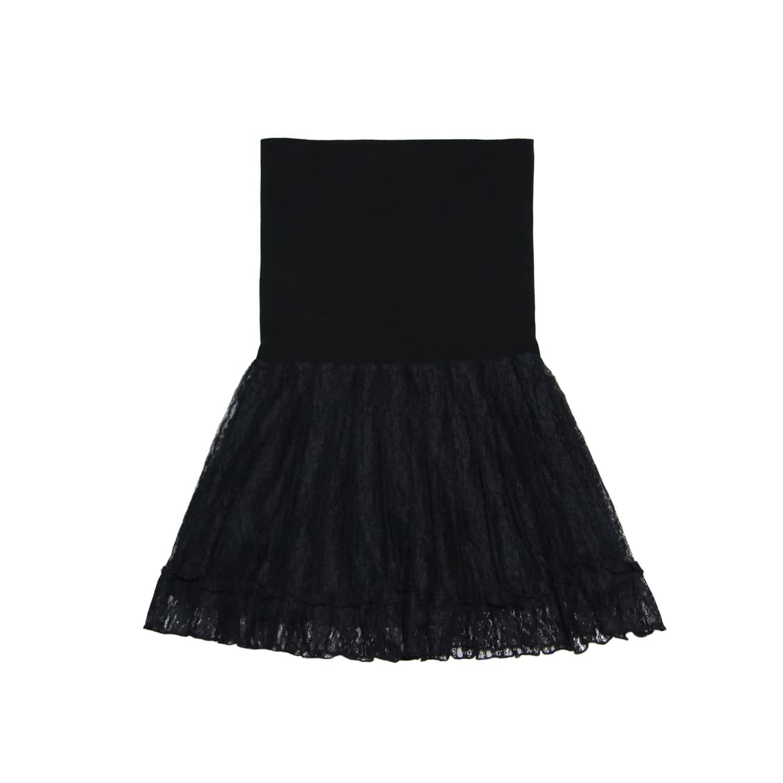 Lace Frill Tube top 상품이미지1