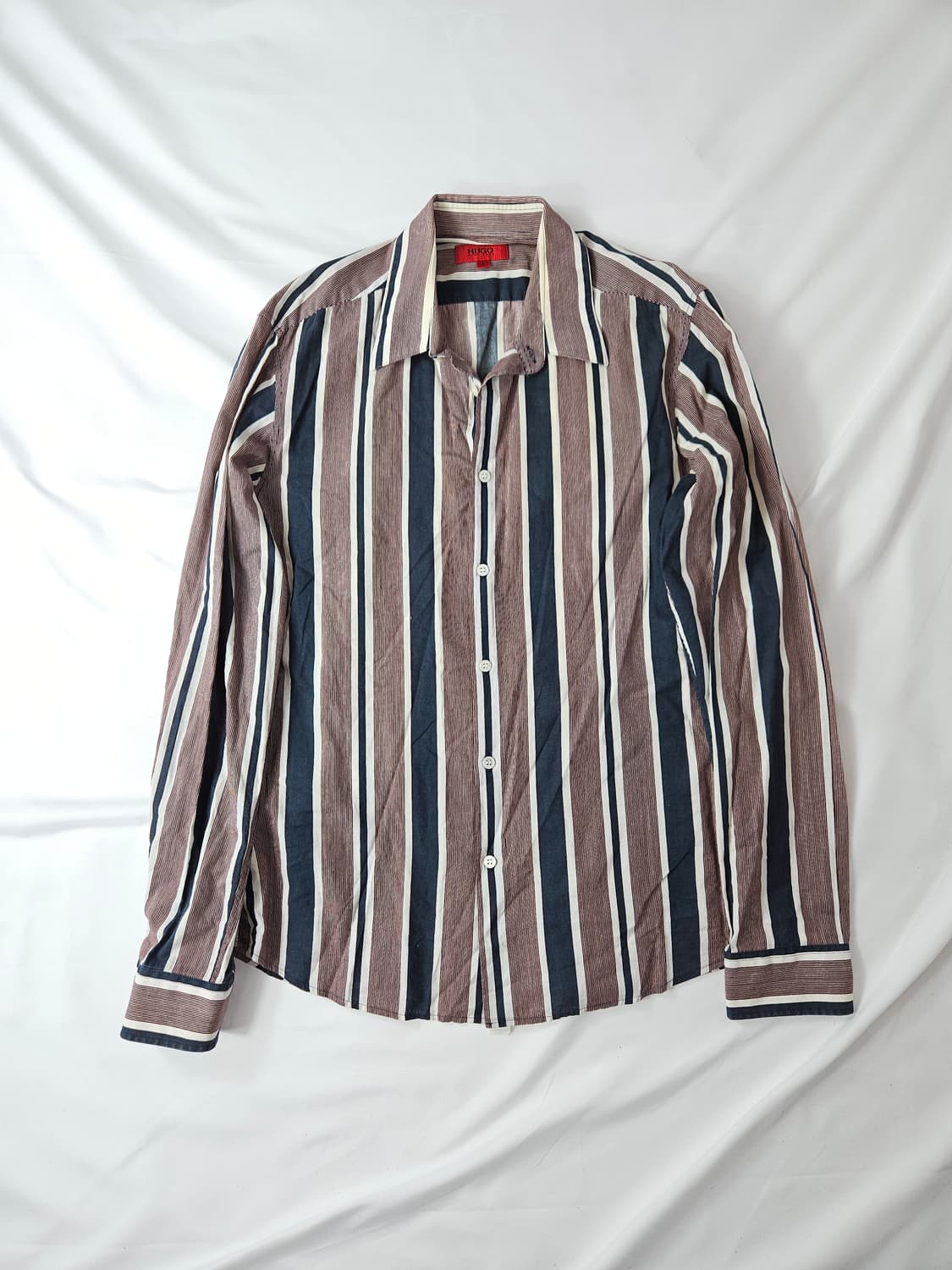 HUGO BOSS 휴고보스 스프라이프 셔츠 코튼 상품이미지1