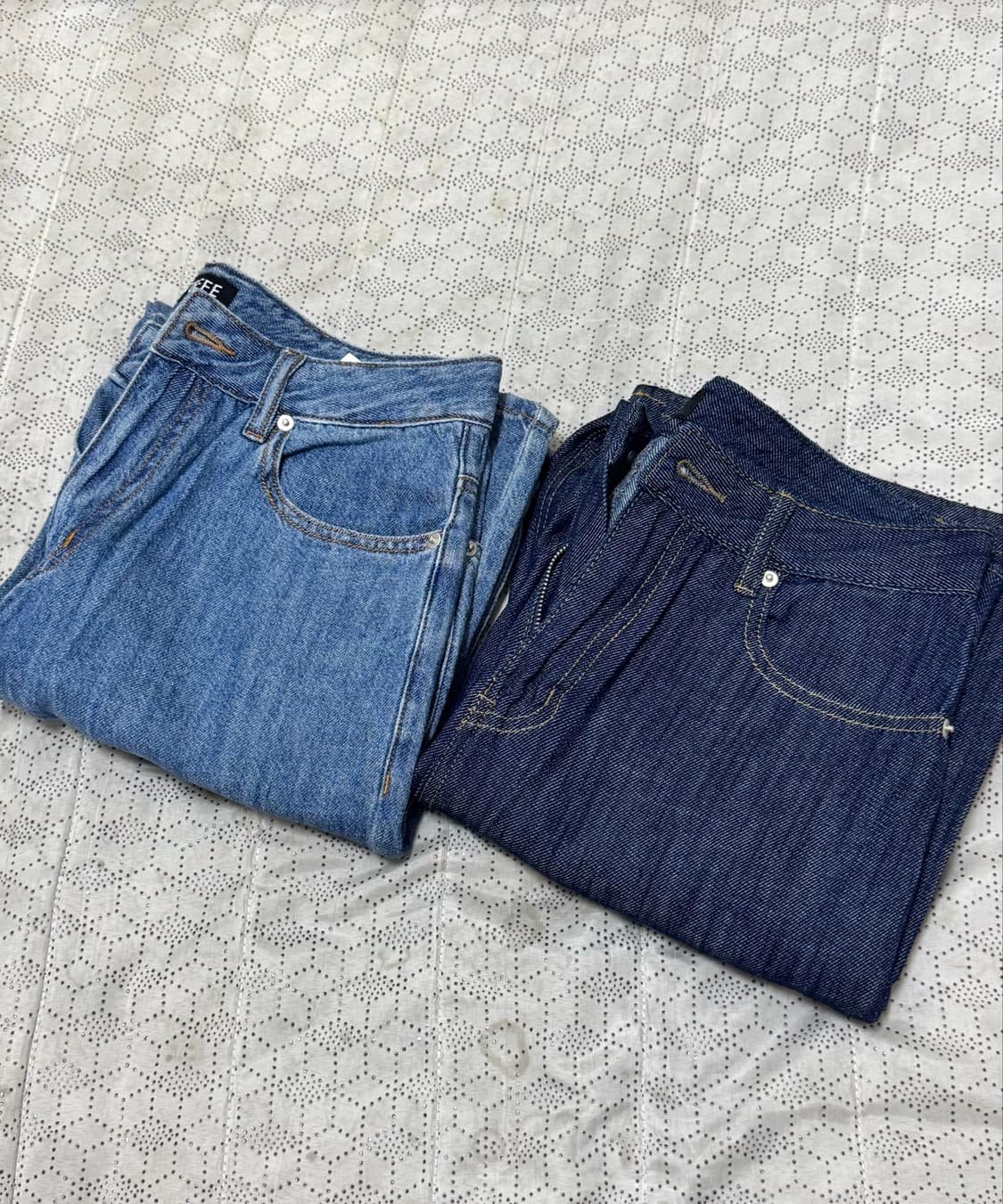 토피 섬머 데님 와이드 팬츠 팝니다 상품이미지1