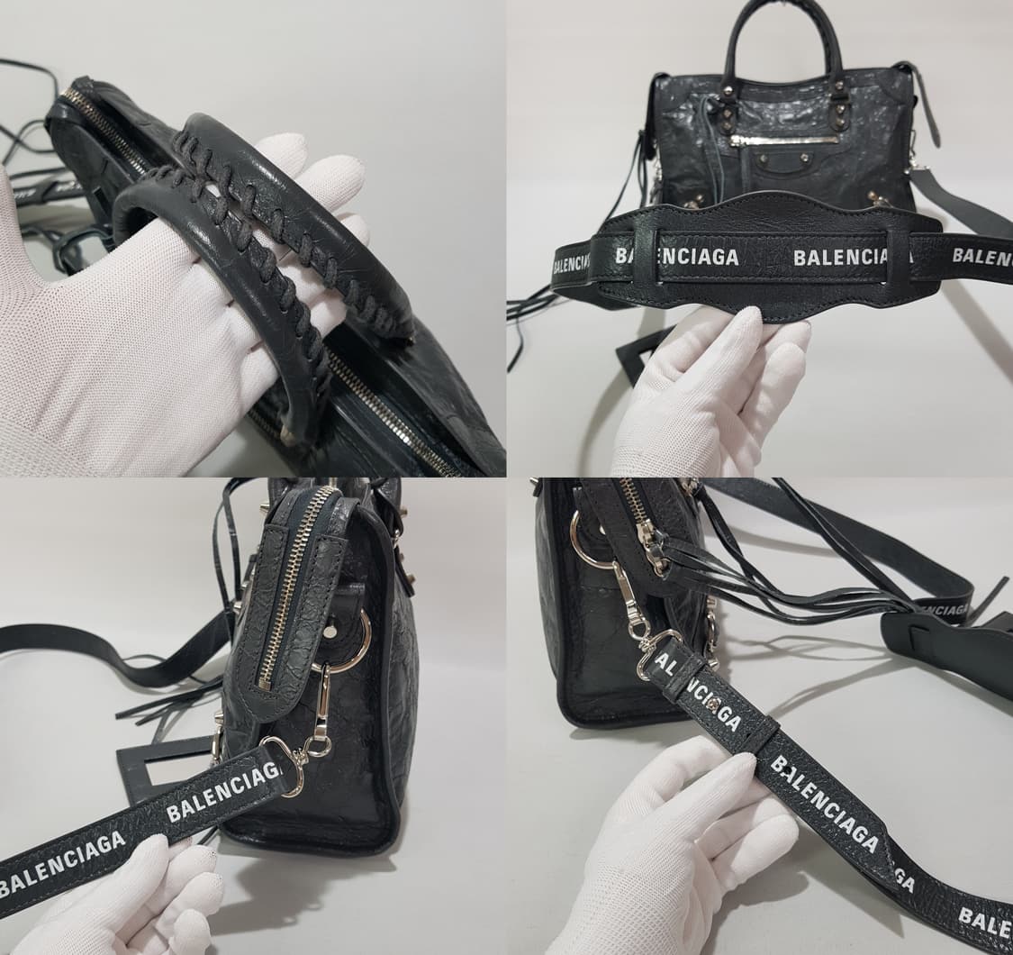 발렌시아가 클래식 모터백 스몰 로고스트랩 431621 상품이미지7