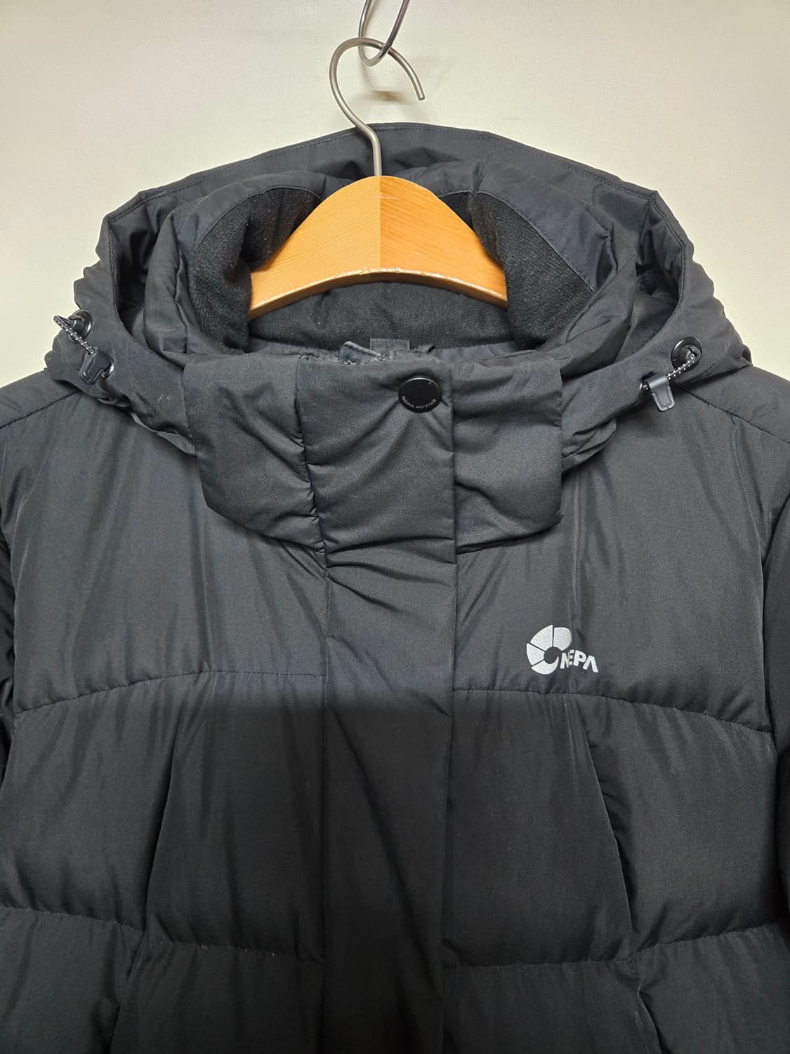 네파 블랙 구스 롱패딩 여 100 상품이미지4