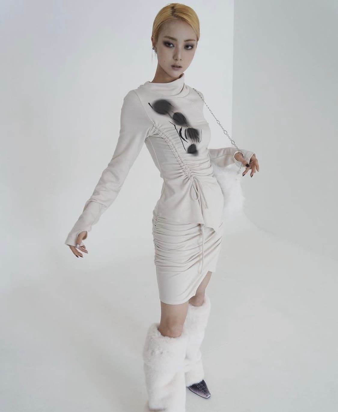 kashiko X k.od shirring ivory set-up 상품이미지1